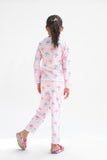 Premium Snug fit Nightsuit - Pink - Umbrella
