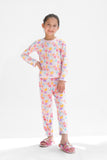 Premium Snug fit Nightsuit - Pink - Fruit