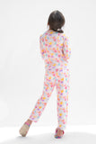Premium Snug fit Nightsuit - Pink - Fruit