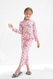 Premium Snug fit Nightsuit - Pink - Rainbow
