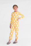 Premium Snug fit Nightsuit - Yellow - Bunny
