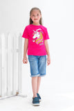 Sassy Strong - Half Sleeves T-shirts For Kids - Dark Pink