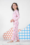 Premium Snug fit Nightsuit - Pink - Cactus and sheep