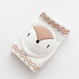 Fox Knee Pad For Kids -ì Light Brown & White