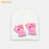 Pack of 3 Cute Cartoon Hair Clips Set For Girls (Random Character)