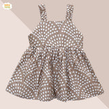 Baby Frock - BNBSF-508 Brown