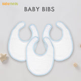 BB-257 – Baby Bib For 0-36 months - Bundle Pack - Blue, Pack of 3