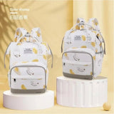 Premium Quality Banana Bliss Diaper Bag - Beige