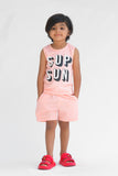 Sup Sun Summer-Printed Sandos - Pink