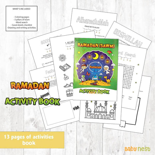 Ramadan Activity Book for 3+ Years
