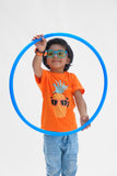 Cool Pineapple - Half sleeves T-shirts For Kids - orange - SBT-336