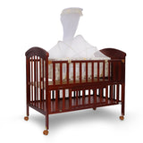 Tinnies Wooden Cot Brown-  T902-021