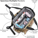 Little Story Elite Diaper Bag w/Stroller Hooks & Changing Mat - Camouflage