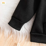 Snuggle Pup Nice Buddy Fleece Baby Hoodie -Black