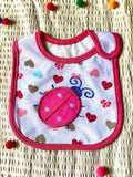 Bib for babies - Bug - White