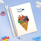 Notebooks for kids - Icecream - Cool Summer Orange