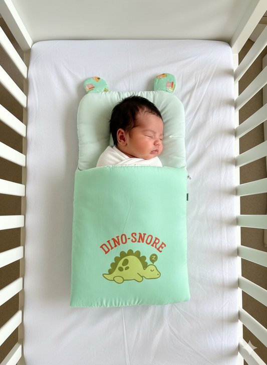 Dino Snore - Carry Nest & Sleeping Bag