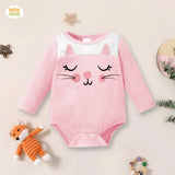 3D Ears Full Sleeves Premium Baby Onesie Half Romper
