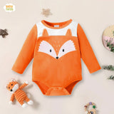 3D Ears Full Sleeves Premium Baby Onesie Half Romper