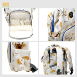 Premium Quality Banana Bliss Diaper Bag - Beige
