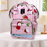 Premium Quality Cherry Blossom Diaper Bag - Pink