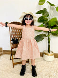 Baby Frock - BNBSF-605 Peach Dots