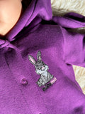 Fleece Bunny Full Sleeves Baby Jumpsuit with Snap Button