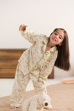 Leafy Dawn - Premium Nightsuit For Girls