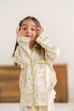 Leafy Dawn - Premium Nightsuit For Girls