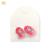 Pack of 3 Cute Cartoon Hair Clips Set For Girls (Random Character)
