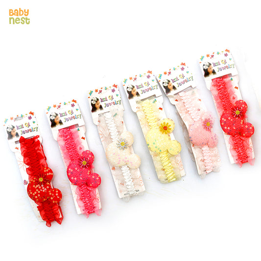 Glittery Mouse Hair Band For Girls - 1pc
