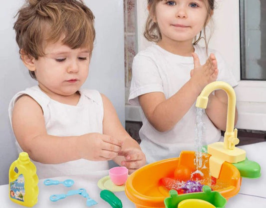Kitchen Sink Toy With Water Running - VEGETABLE SINK 6061