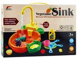 Kitchen Sink Toy With Water Running - VEGETABLE SINK 6061