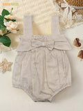 Off white Bow Half Romper