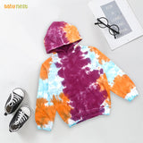 Tie-dye Hoodie for kid - Multi Purple