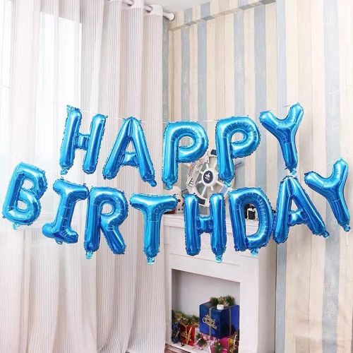 Happy Birthday Decor Set -Blue