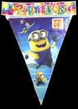 Flags Banner Theme Birthday Party Decorations