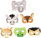 Pack of 12 Animals Mask- Party essential
