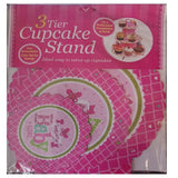 3 Tier Cup Cake Stand For Boys& Girls Party Decoration Supply Set