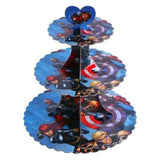 3 Tier Cup Cake Stand For Boys& Girls Party Decoration Supply Set