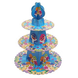 3 Tier Cup Cake Stand For Boys& Girls Party Decoration Supply Set