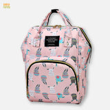 Mommy shoulder diaper bag - Different character - Pink Rabbit