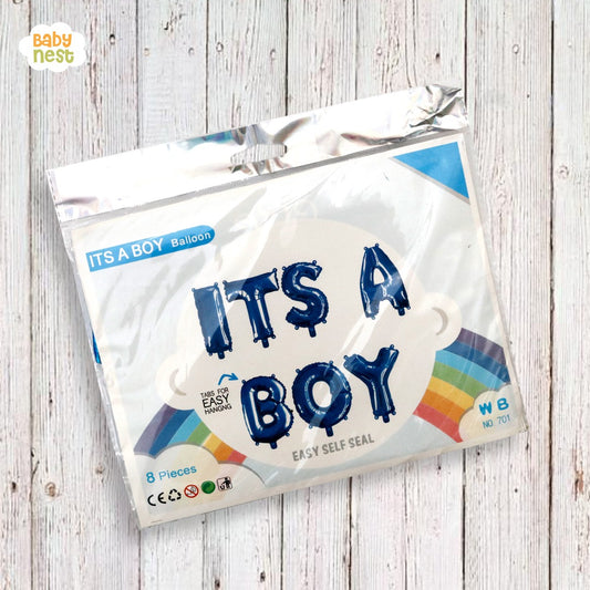 Its A Girl Foil Balloon Letter set Its A Boy Baby shower Decor
