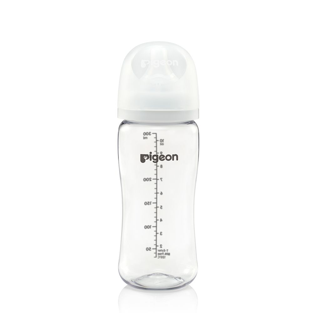 Pigeon Softouch 3 Wide Neck Feeder T-Ester 300ml Logo - A79445