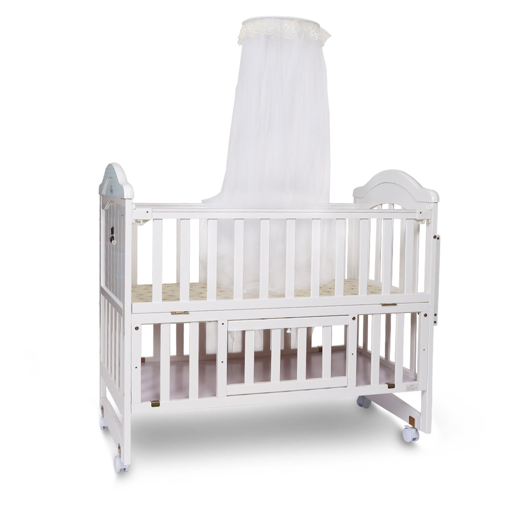Tinnies Wooden Cot White - T901-034