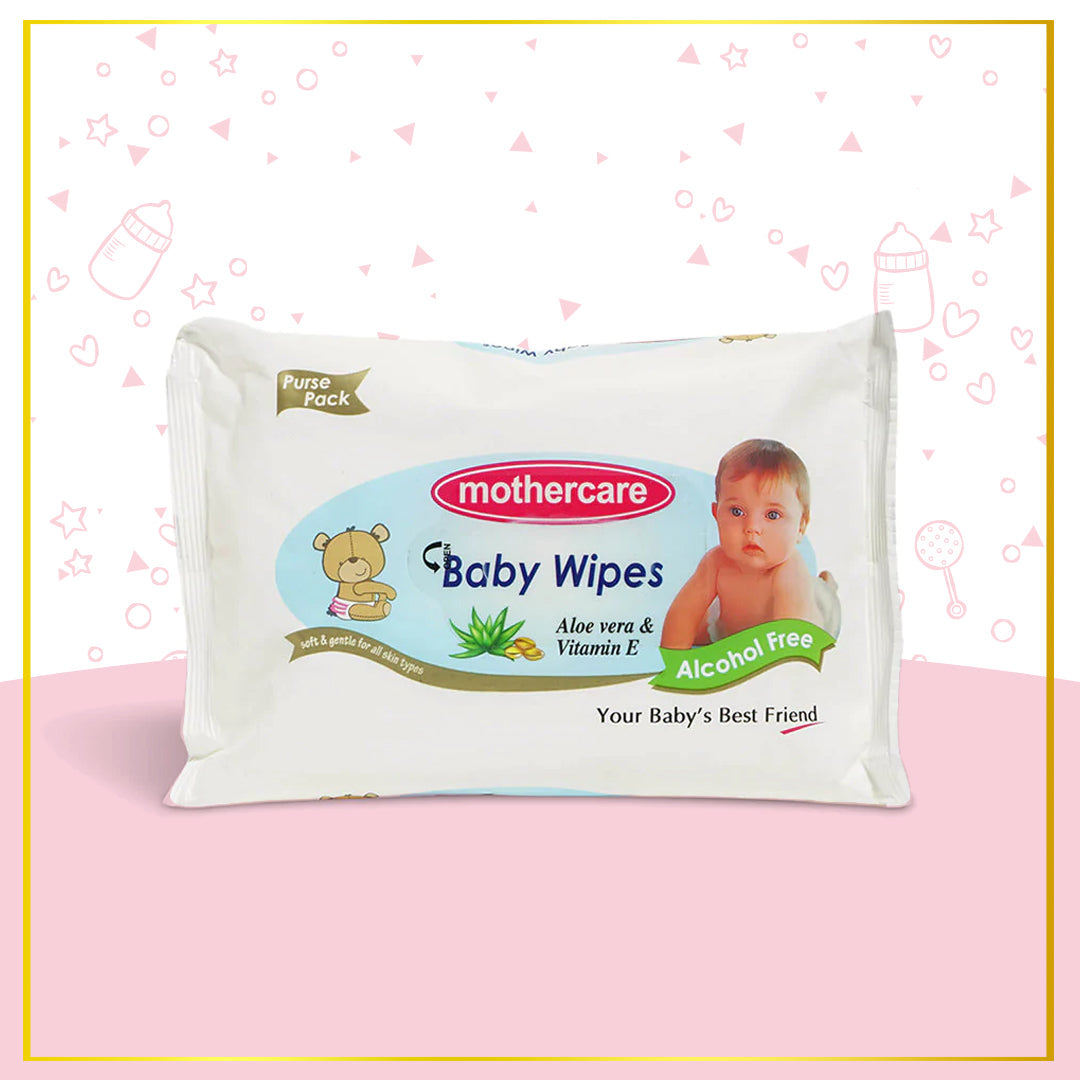 Mothercare Baby Wipes Purse pack - 20 Pcs