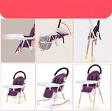 MTC 2 in 1 Baby Deluxe High Chair (Charcoal)
