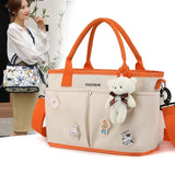 Diaper Bag with teddy (tags included in package) - Premium quality - Beige