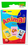 English Learning Card Animal Color Word Card Children Puzzle Memory Cognitive Toys