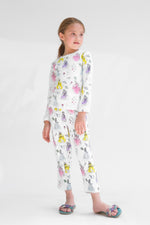 Premium Snug fit Nightsuit - White - Princess